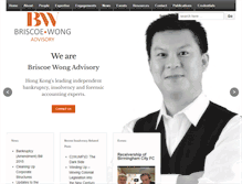 Tablet Screenshot of briscoewong.com